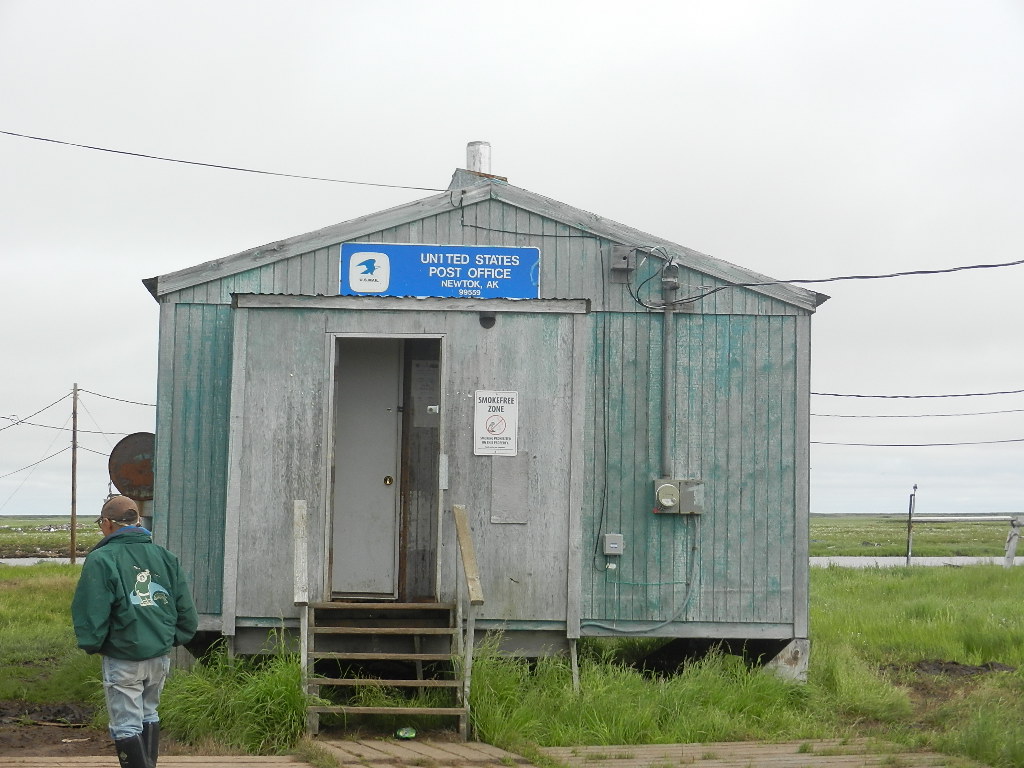 The Newtok post office. Photo by Jon Meyer.